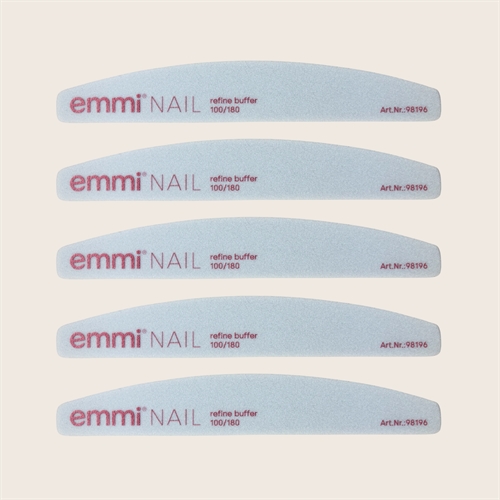 5 pak Emmi-Nail Grå Buffer 100/180